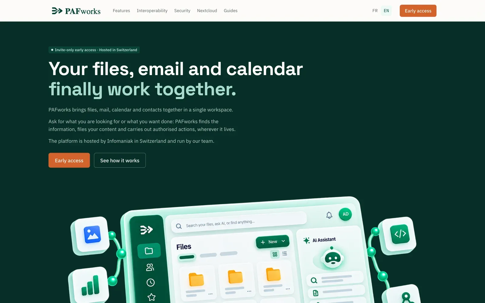 Preview of the PAFworks website